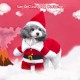 Santa Claus Dog Costume Christmas Pets Clothes Puppy Christmas Coat with Hat Cute Warm Coat Dog Presents