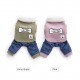 Pet Clothes Dog Sweatshirts Cotton Cat Jackets Soft Warm Winter Dogs Clothes Jumpsuit Star Pattern Button Pet Coat for Small and Medium Pets