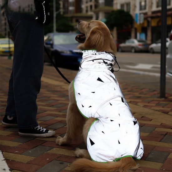 Waterproof Dog Hoodie Dog Raincoat Dog Poncho Jacket Waterproof Dog Jacket Windproof Dog Jacket Poncho Jacket for Medium Large Dogs