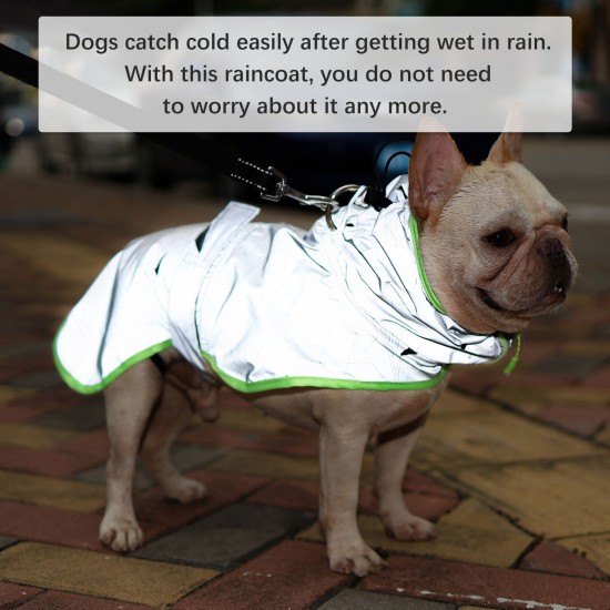 Waterproof Dog Hoodie Dog Raincoat Dog Poncho Jacket Waterproof Dog Jacket Windproof Dog Jacket Poncho Jacket for Medium Large Dogs