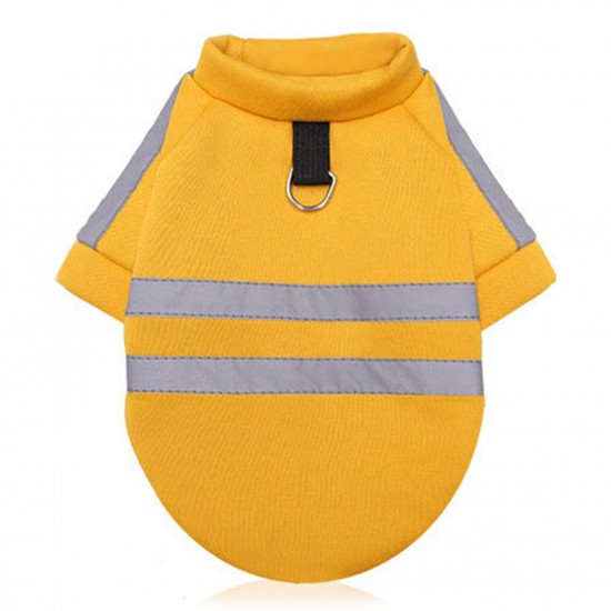 Dog Reflective Clothes Dog Pullover Pet Clothes with Leash Hole for Small Medium Large Dogs Pets