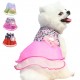 Dog Dress Dog Skirt Dog Floral Skirt Elegant Summer Dress for Small Medium Large Dogs Pets