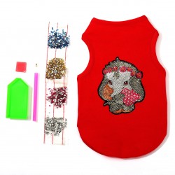 Diamond Painting Clothes for Small Dogs Cute Pattern DIY Diamond Painting Pet Vest