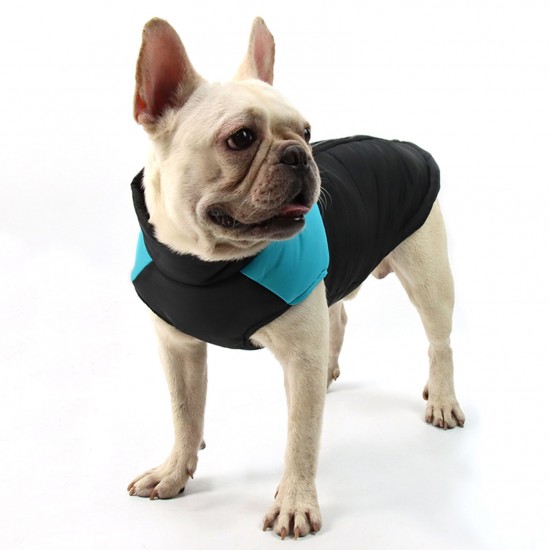 Waterproof Windproof Dog Coat, Autumn and Winter Dog Jacket, Extra Cotton Thickened Dog Clothing Warm Pet Dog Vest Dog Cotton Coat