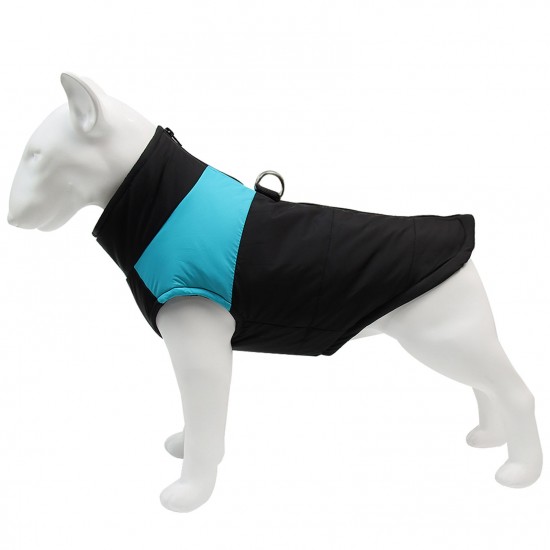 Waterproof Windproof Dog Coat, Autumn and Winter Dog Jacket, Extra Cotton Thickened Dog Clothing Warm Pet Dog Vest Dog Cotton Coat