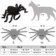 Halloween Dogs Cats Spider Costume Pet Party Outfits for Small Dogs Cats