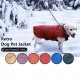 Dog Winter Jacket Padded Reflective Warm Quilted Outdoor Pet Vest