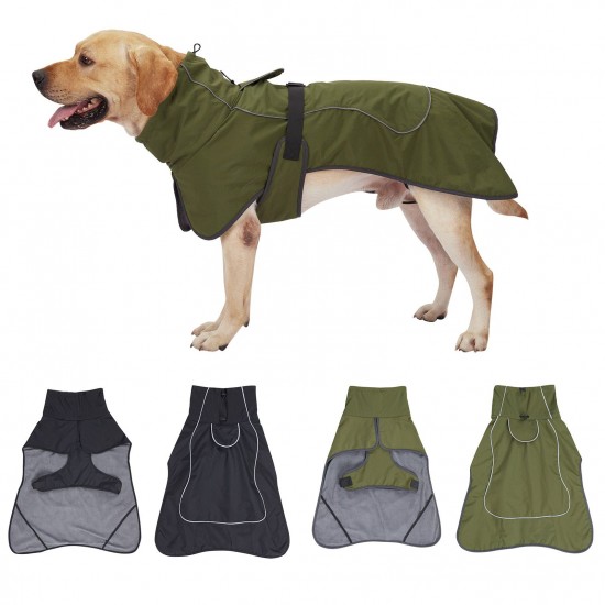 Dog Winter Coat Waterproof Reflective Warm Fleece Jacket for Dog