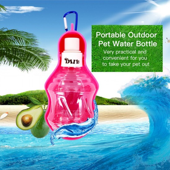 Portable Outdoor Travel Kettle Pet Water Bottle 500ml Pet Water Bowl Drinking Cup Dog Water Dispenser Pet Supplies