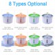 2.6L Automatic Pet Water Fountain Silent Drinking Electric Water Dispenser Feeder Bowl for Cats Dogs Multiple Pets with 1 Mat