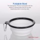 Dog Water Bottle for Walking 2 in 1 Travel Water Bottle with Collapsible Bowl Portable Water Dispenser Food Container for Hiking Parking Outdoor