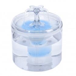 Cat Water Fountain 2.6L/88oz Pet Water Fountain Transparent Automatic Cat Water Dispenser Silent Drinking for Cats Dogs Multiple Pets