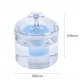 Cat Water Fountain 2.6L/88oz Pet Water Fountain Transparent Automatic Cat Water Dispenser Silent Drinking for Cats Dogs Multiple Pets