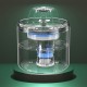 Cat Water Fountain 2.6L/88oz Pet Water Fountain Transparent Automatic Cat Water Dispenser Silent Drinking for Cats Dogs Multiple Pets