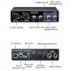 Portable Audio Interface USB Sound Card Mic Preamplifier Computers Recording Tuning Digital Mixing Equipment