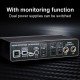 Portable Audio Interface USB Sound Card Mic Preamplifier Computers Recording Tuning Digital Mixing Equipment