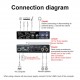 Portable Audio Interface USB Sound Card Mic Preamplifier Computers Recording Tuning Digital Mixing Equipment