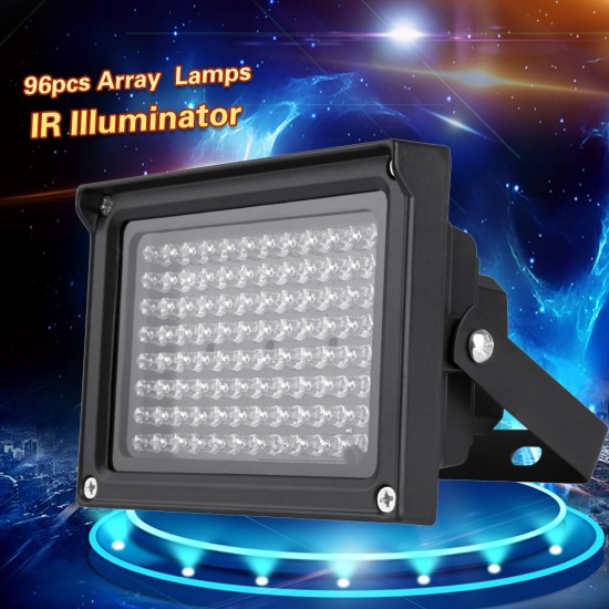 96 LEDS IR Illuminator Array Infrared Lamps Night Vision Outdoor Waterproof For CCTV Security Camera