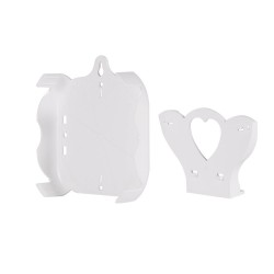 Wall Mount Bracket Ceiling Holder for eero Home Wifi and for eero Pro Wifi White（1 Pack）