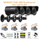 4pcs AHD 720P Weatherproof CCTV Cameras Kit IR CUT Color CMOS Home Security System 3.6mm