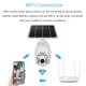 1080P Wireless Solar Panel Security Camera Outdoor Waterproof Surveillance Camera with Full Color Night Vision Support PIR Human Detection,Two Way Audio,Remote Access Battery,Battery Not Include Battery