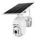 1080P Wireless Solar Panel Security Camera Outdoor Waterproof Surveillance Camera with Full Color Night Vision Support PIR Human Detection,Two Way Audio,Remote Access Battery,Battery Not Include Battery