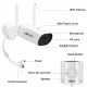 Wireless WiFi Security Camera 5MP Super High Definition Outdoor Waterproof Surveillance Camera with Two-Way Audio,Night Vision,Motion Detection,Email Alert,Remote Access