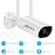 Wireless WiFi Security Camera 5MP Super High Definition Outdoor Waterproof Surveillance Camera with Two-Way Audio,Night Vision,Motion Detection,Email Alert,Remote Access