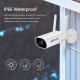 Wireless Security Camera System 4 Channel Wireless Surveillance NVR with 2pcs 3MP Super High Definition WiFi IP Camera support night vision,motion detection,alarm push,IP66 Waterproof