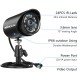 8pcs Full High Definition 1080P 2MP Security Analog Cameras Outdoor Weatherproof CCTV Surveillance Camera With Infrared Night Vision Motion Detection NTSC System