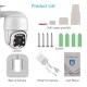 Outdoor Wireless WiFi Security Camera, 1080P Pan Tilt Zoom Surveillance CCTV Weatherproof PTZ Camera with 2-Way Audio, Motion Detection, Night Vision, YI IOT APP Remote Access, IP66 Waterproof