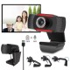 1080P Full High Definition Webcam Video Card Web Cam Noise Reduction Micophone USB2.0 Mini Computer Camera for PC Laptop