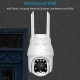 Outdoor Security Camera 3MP PTZ Camera, WiFi Surveillance Cameras for Home Security Camera Support 360° View, Full Color Night Vision, 2-Way Audio, Motion Detection, IP66 Waterproof, Include 32G TF Card