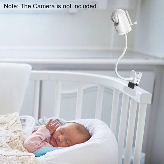 Clip Mount Stand Compatible with Infant DXR-8 and DXR-8 PRO Baby Monitor Camera Holder Flexible Twist Mounting Kit Attaches to Crib Cot Shelves