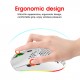 T66 RGB 2.4G Wireless Gaming Mouse RGB Lighting Charging Mouse with Adjustable DPI Ergonomic Design for Desktop Laptop Black