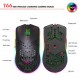 T66 RGB 2.4G Wireless Gaming Mouse RGB Lighting Charging Mouse with Adjustable DPI Ergonomic Design for Desktop Laptop Black