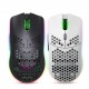 T66 RGB 2.4G Wireless Gaming Mouse RGB Lighting Charging Mouse with Adjustable DPI Ergonomic Design for Desktop Laptop Black