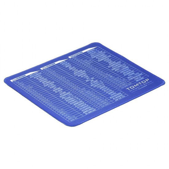 Office Mouse Pad Keyboard Shortcuts Mouse Pad Computer Office Waterproof Non-slip Desk Pad