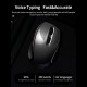 X5 AI Intelligent Voice Mouse 2.4G Wireless Silent Office Mouse 1200DPI Voice Typing/Translation Mouse for Win7/8/10/XP/Mac Black&Grey