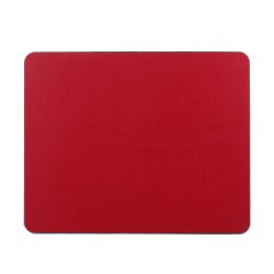 Small Aluminum Mouse Pad PU+PVC Dual Purpose Mouse Pad Gaming Office Mouse Pad 198*160mm Red