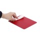 Small Aluminum Mouse Pad PU+PVC Dual Purpose Mouse Pad Gaming Office Mouse Pad 198*160mm Red