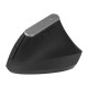 2.4G Wireless Optical Mouse Vertical Mouse 6 Keys Ergonomic Mice with 3-gear Adjustable DPI for PC Laptop Black