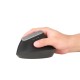 2.4G Wireless Optical Mouse Vertical Mouse 6 Keys Ergonomic Mice with 3-gear Adjustable DPI for PC Laptop Black