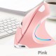 2.4G Wireless Vertical Mouse Rechargeable Upright Ergonomic Mouse 3 Adjustable DPI Levels RGB Flowing Light Plug N Play, Black