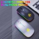 E-1300 2.4G+BT5.1 Wireless Dual-mode Mouse Ergonomic Office Mice 3 Adjustable DPI Built-in Rechargeable Lithium Battery Black