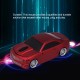 2.4G Wireless Car Mouse USB Computer Mice Car Shape 1000 DPI with LED Light Receiver for PC Laptop Blue