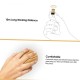 2.4G Wireless Optical Bamboo Mouse 3 Adjustable DPI Computer Mouse with USB Receiver for Notebook PC Laptop Computer Yellow