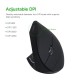 2.4G Wireless Vertical Mouse Left Hand USB Ergonomic Optical Mouse Left-handed High Precision Adjustable 800/ 1200/ 1600 DPI 5 Buttons Replacement for Mac Laptop PC