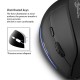 F-35 Mouse Wireless Vertical Mouse Ergonomic Rechargeable 2400 DPI Optional Portable Gaming Mouse for Mac Laptop PC Computer