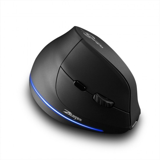 F-35 Mouse Wireless Vertical Mouse Ergonomic Rechargeable 2400 DPI Optional Portable Gaming Mouse for Mac Laptop PC Computer